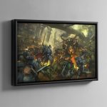 Prophecy of the Wolf Battlebox – Framed Canvas
