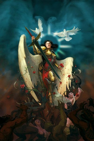 Celestine: The Living Saint – WARHAMMER ART