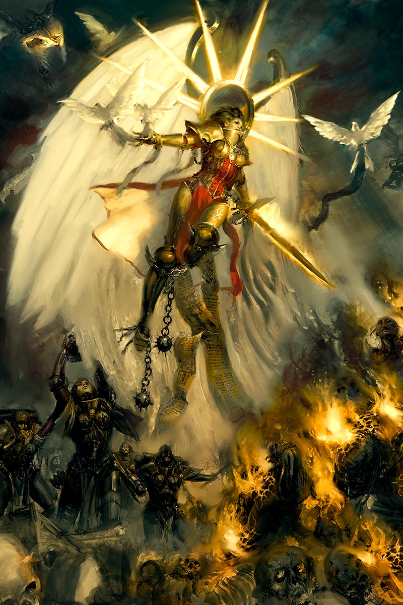 Saint Celestine Warhammer Art