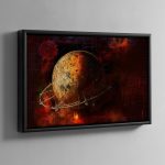 The Red Planet – Framed Canvas