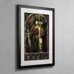 Black Templars High Marshal Helbrecht – Framed Print