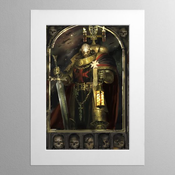 Black Templars: High Marshal Helbrecht - WARHAMMER ART