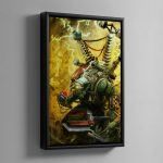 Ork Mekboy – Framed Canvas