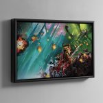 Siege of Terra Warhawk cover – Framed Canvas