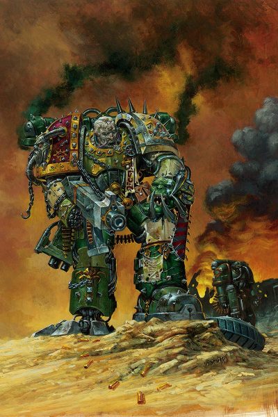 Classic Chaos Space Marine – WARHAMMER ART