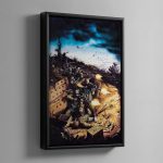 Classic Imperial Guard Codex Cover – Framed Canvas