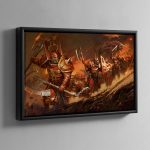 TOTAL WAR WARHAMMER III – KHORNE – Framed Canvas