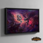 Total War Warhammer III – Cathay vs Tzeentch – Framed Canvas_logo