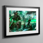 Necrons vs Eldar – Framed Print