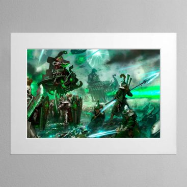 Necrons vs Eldar – WARHAMMER ART