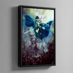 Archmage Teclis and Celennar, Spirit of Hysh – Framed Canvas