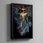 Avalenor the Stoneheart King – Framed Canvas