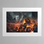 Night Lords Vs Solar Auxilia – Mounted Print