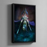 The Light of Eltharion – Framed Canvas