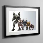 Ta’u Battlesuit Size Chat – Framed Print