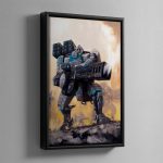 Ta’u Broadside Battlesuit – Framed Canvas