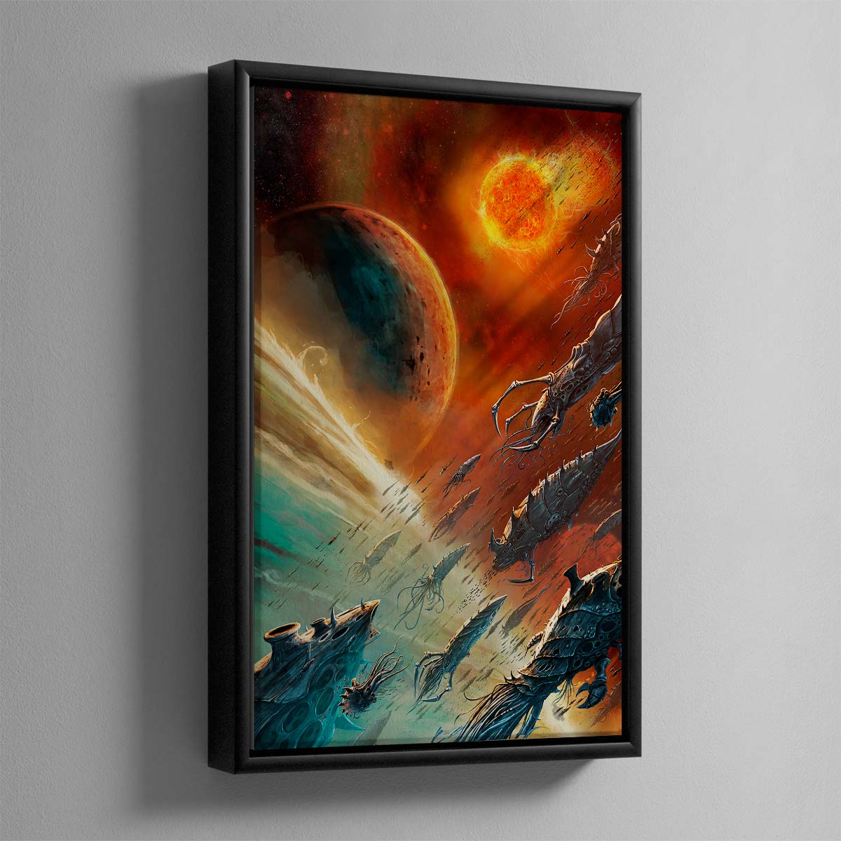 Aeros Xenostorm – Framed Canvas