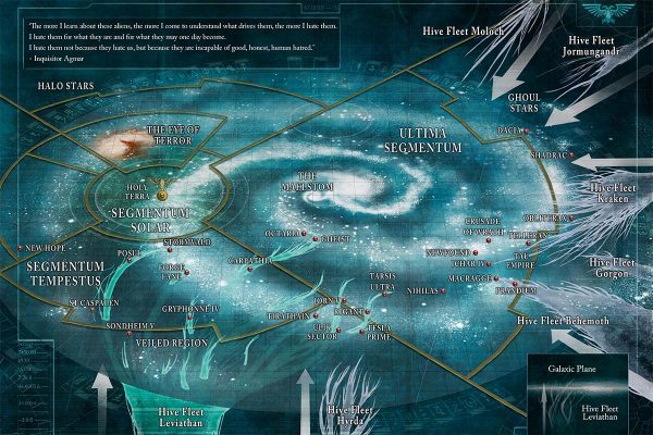 TYRANID LEVIATHAN MAP - WARHAMMER ART