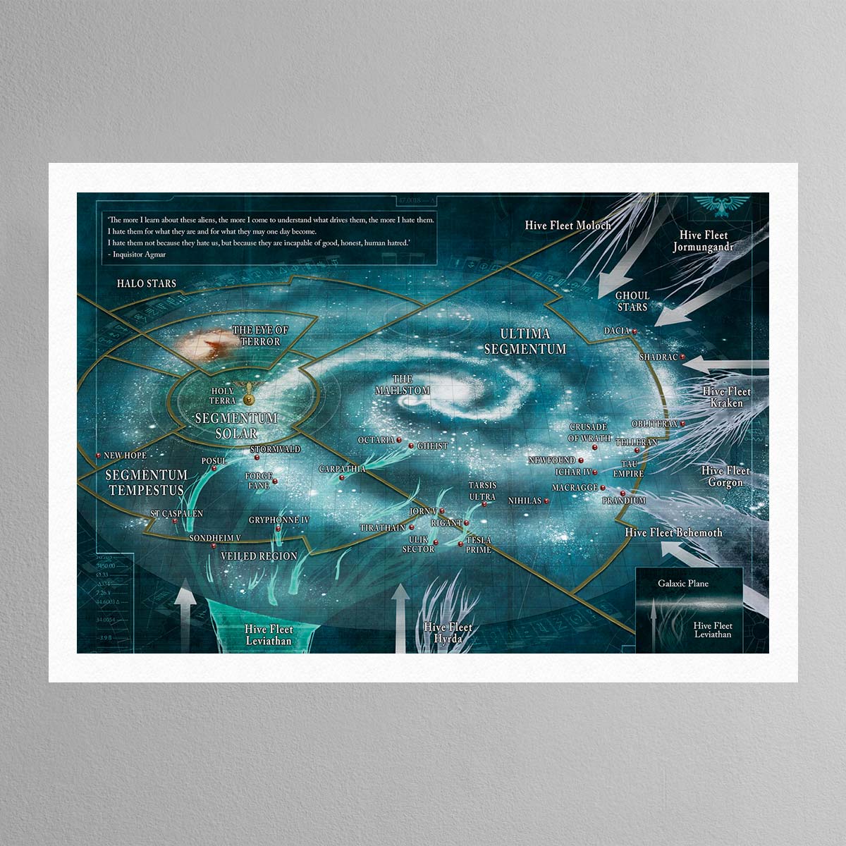 Tyranid Leviathan Map – Print