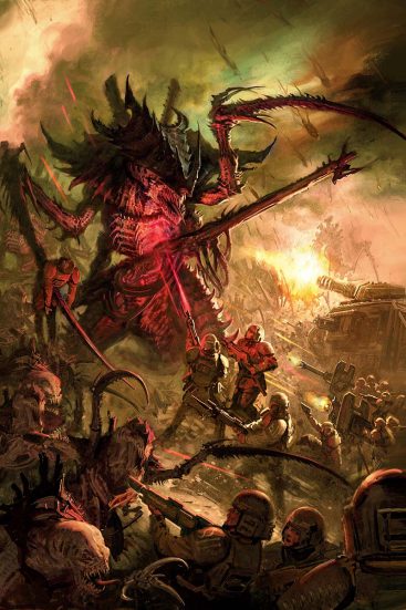 Tyranids Vs Astra Militarum – WARHAMMER ART