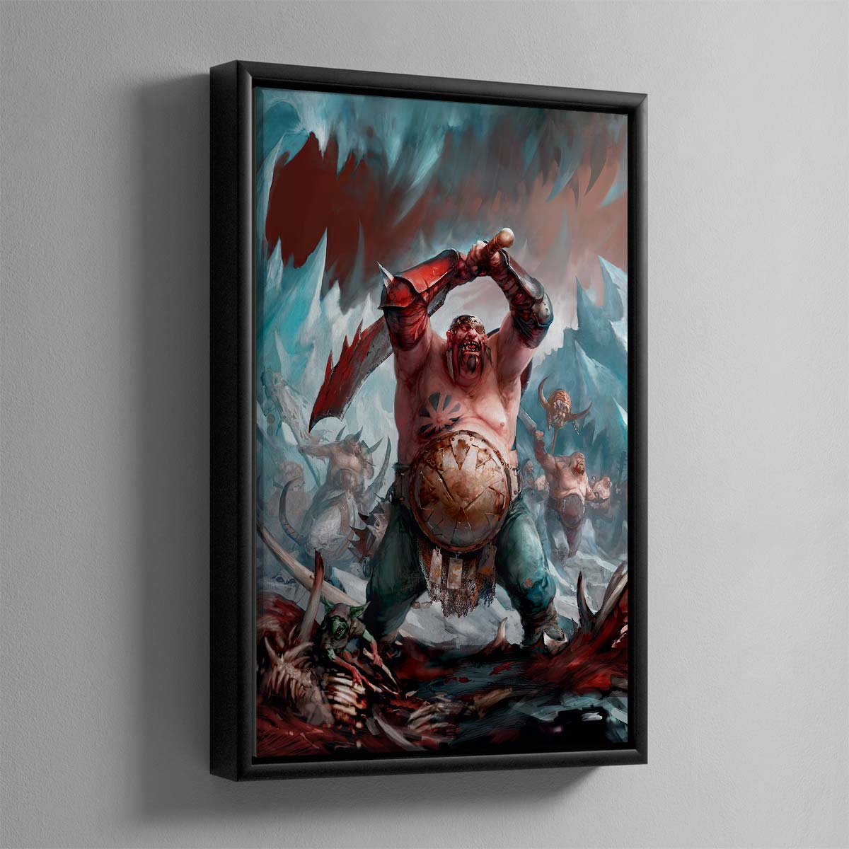 Ogre Mawtribes – Framed Canvas