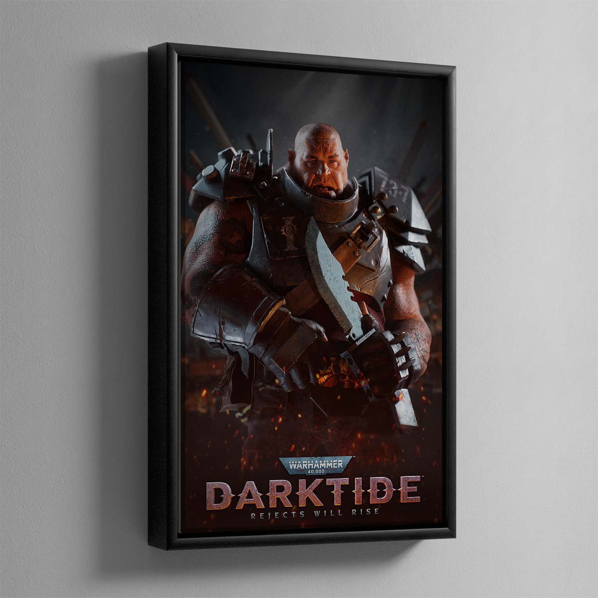 Darktide Ogryn – Framed Canvas
