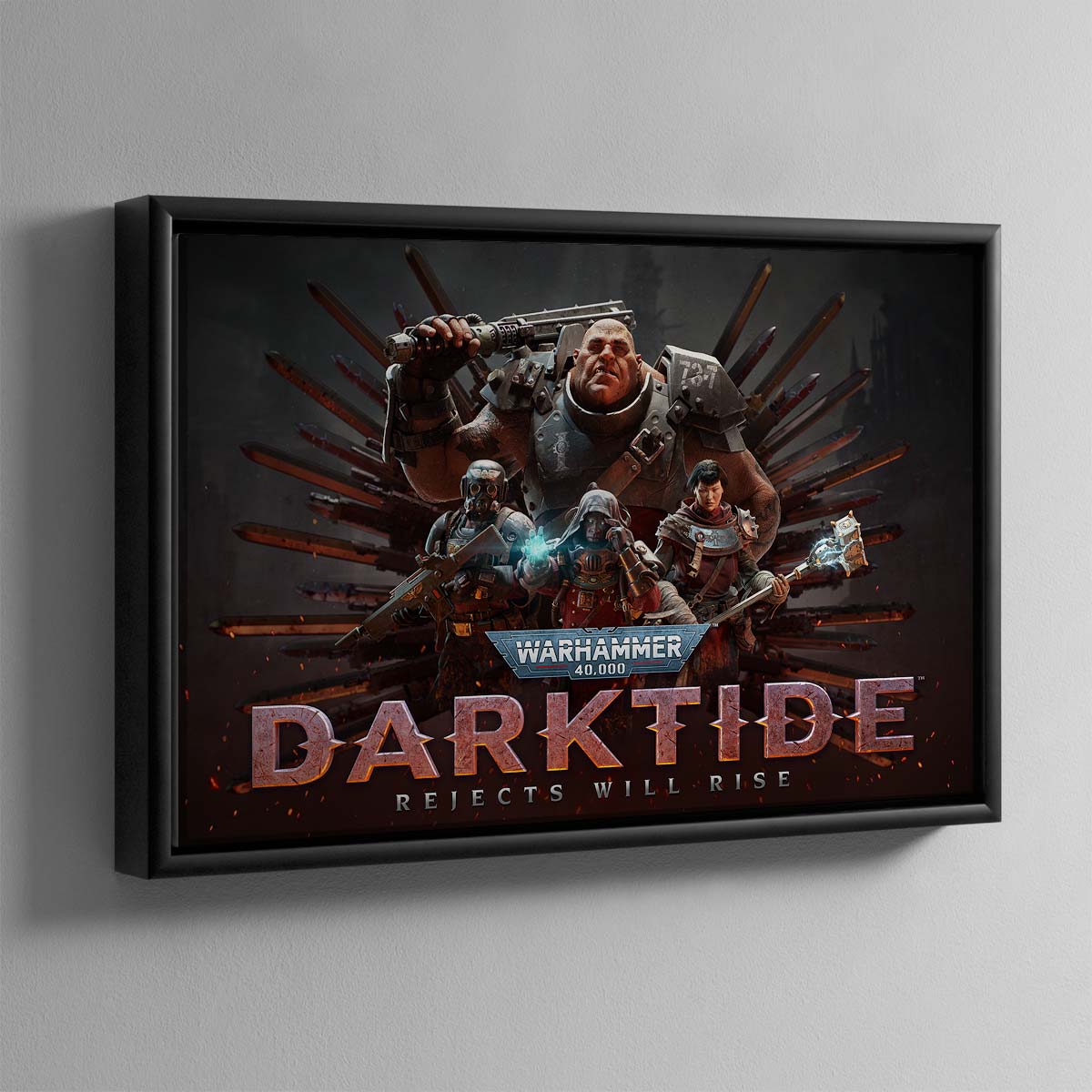 Darktide Rejects Will Rise – Framed Canvas