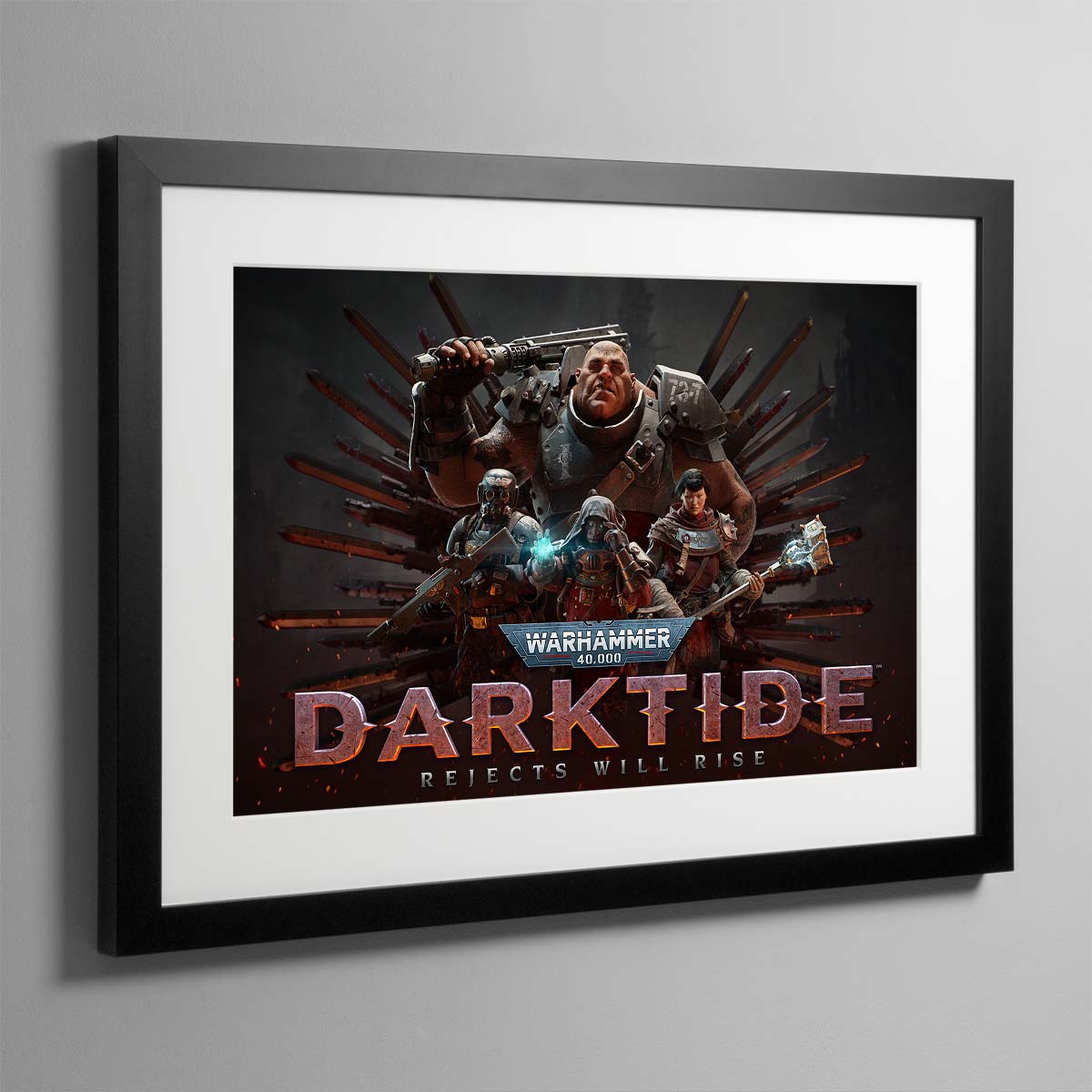Darktide Rejects Will Rise – Framed Print