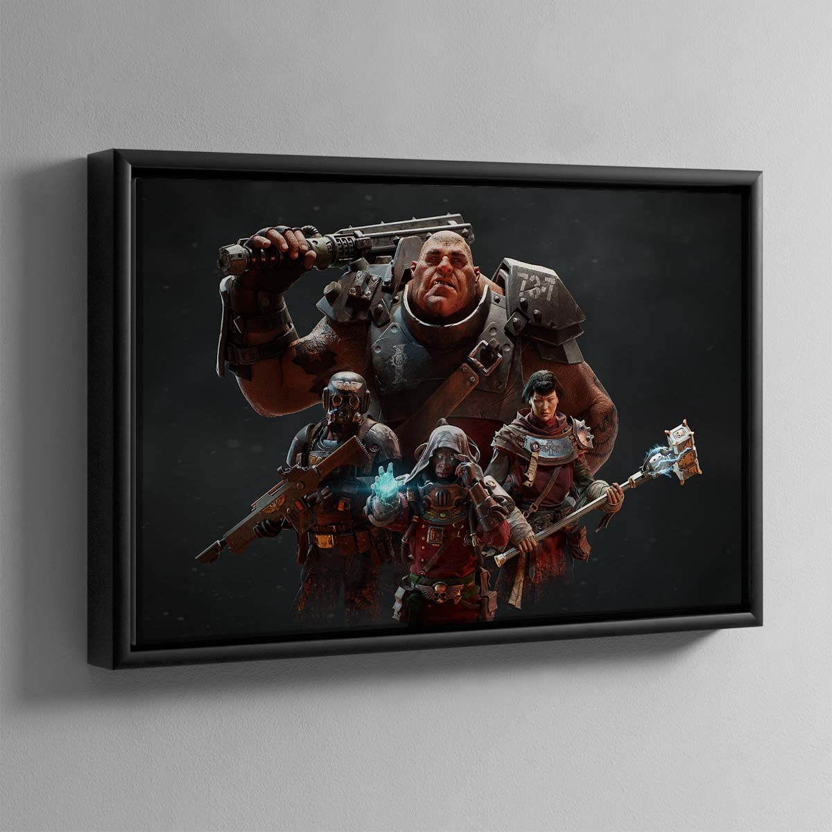Darktide Squad – Framed Canvas