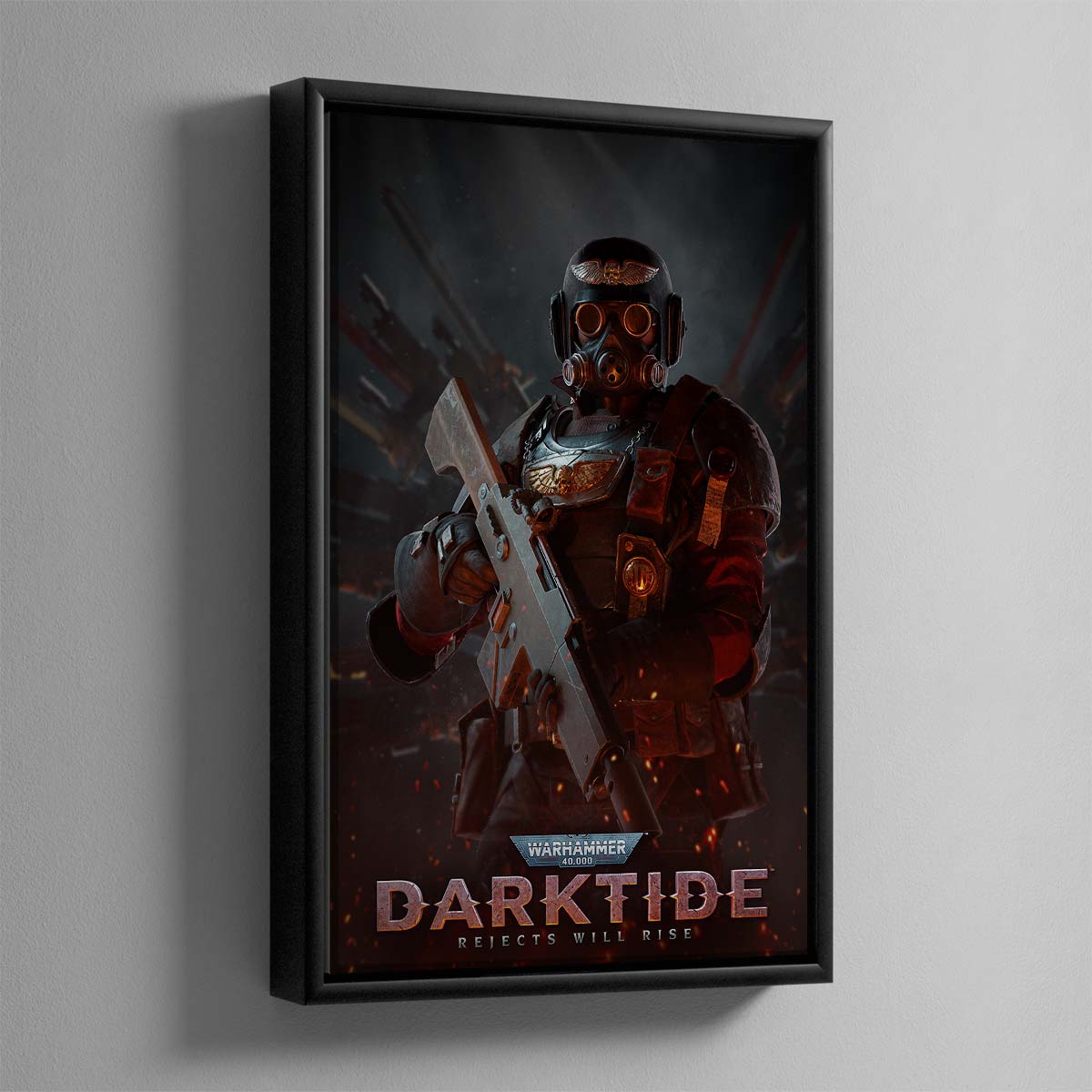 Darktide Veteran – Framed Canvas