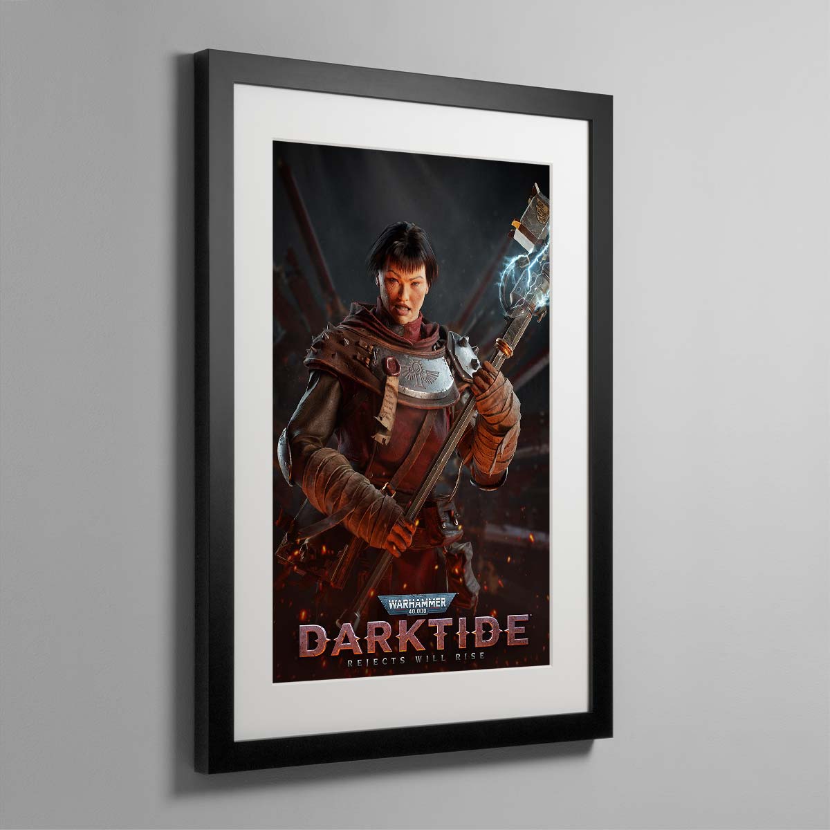 Darktide Zealot – Framed Print