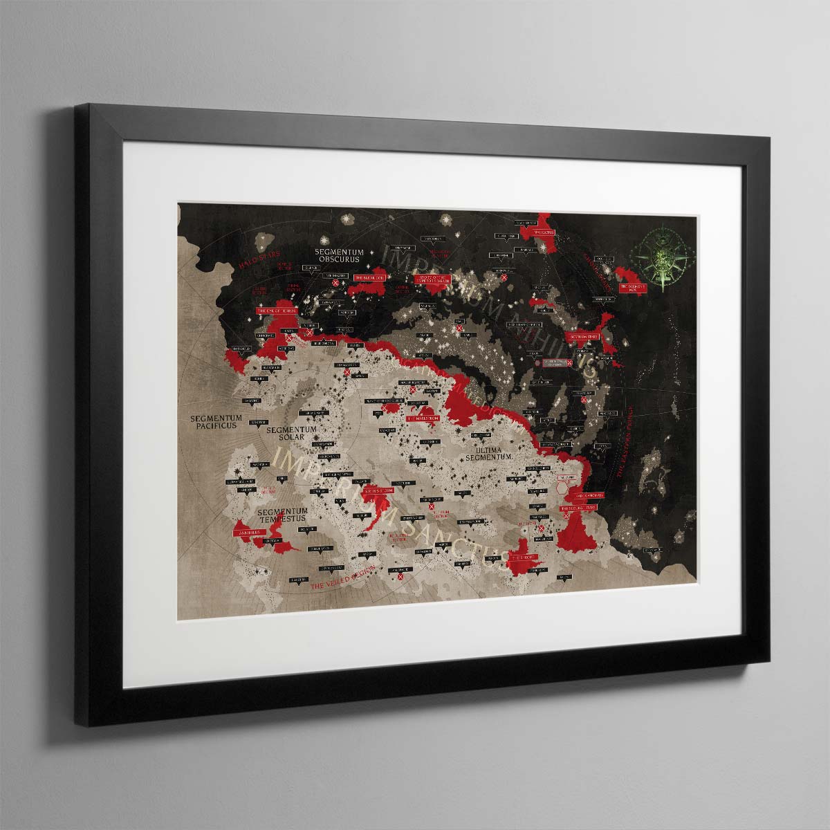9th Imperium Map – Framed Print