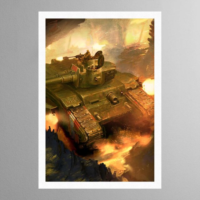 Rogal Dorn Battle Tank – WARHAMMER ART