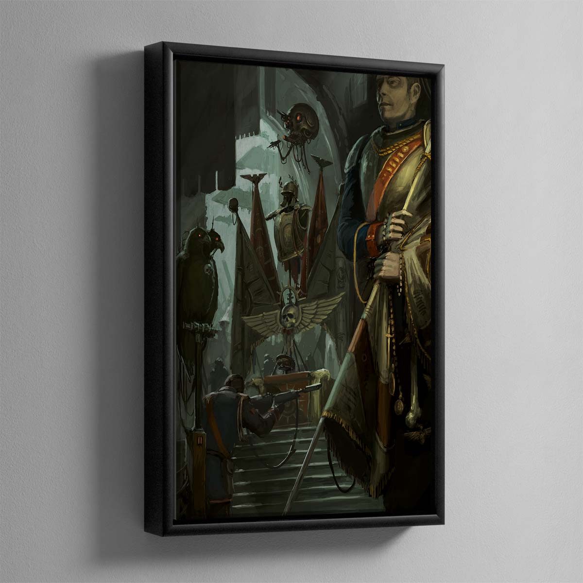 Relics of the Astra Militarum – Framed Canvas