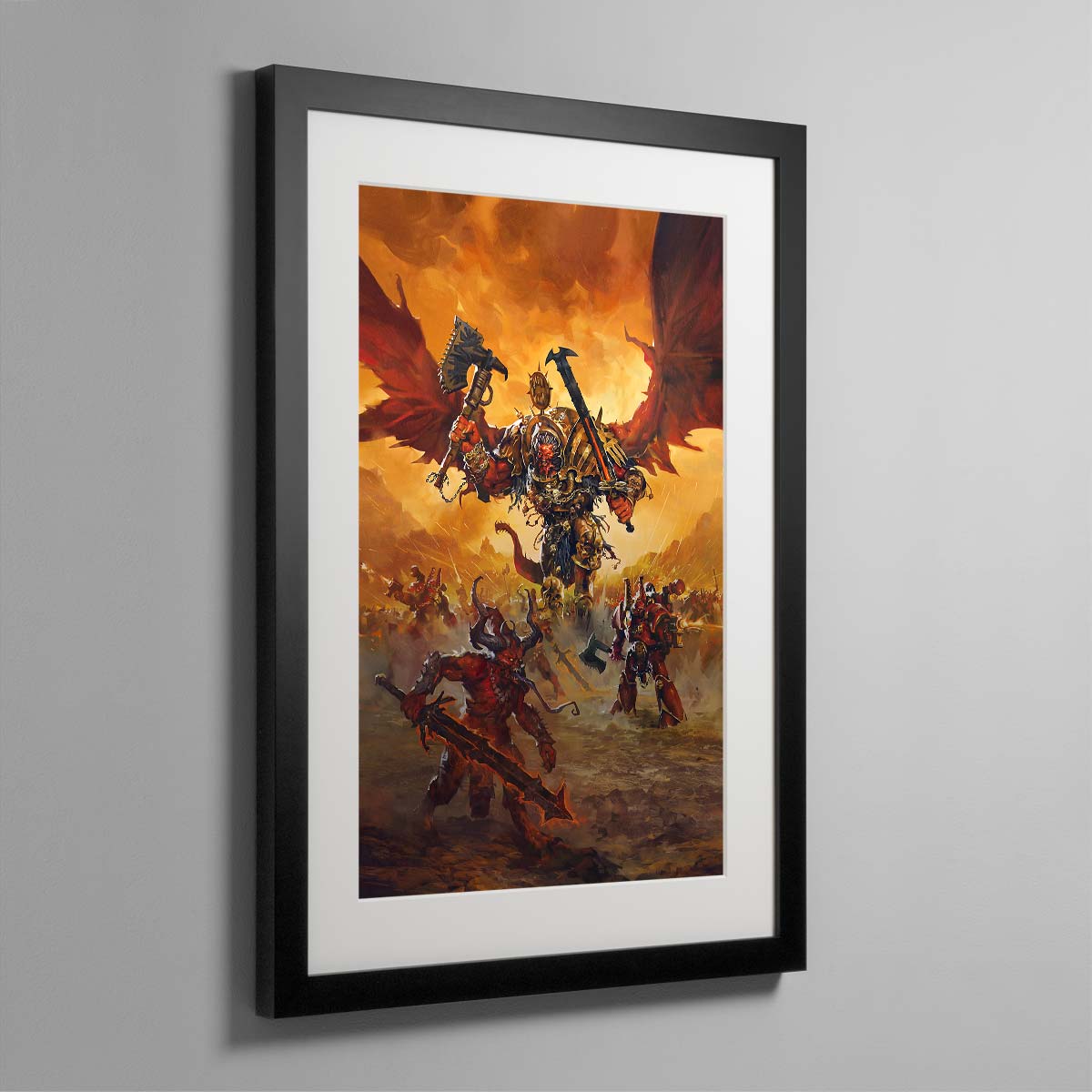 Angron the Red Angel – Framed Print