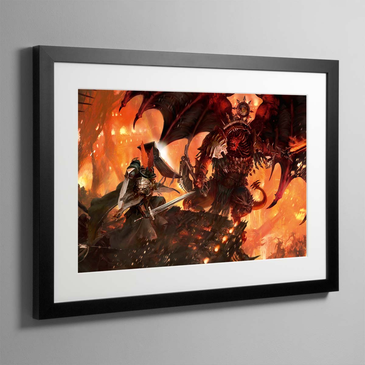 Duel of the Ages – Framed Print