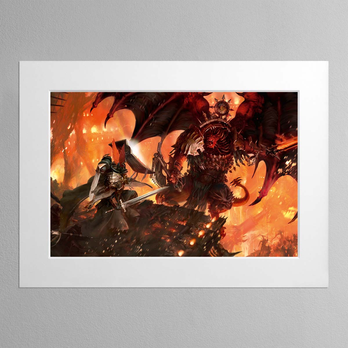 Duel of the Ages – Mounted Print