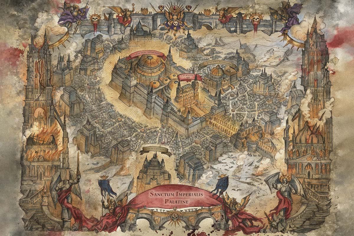 Siege of Terra Echoes of Eternity Map