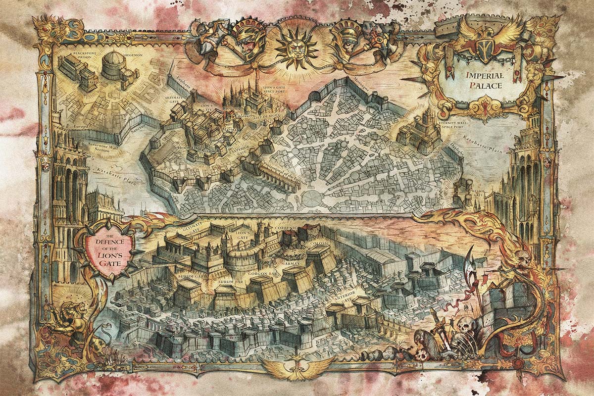 Siege of Terra Saturnine Map