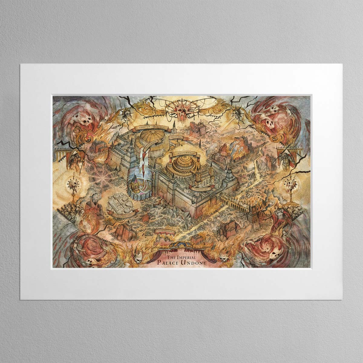 Siege of Terra The End and the Death (Volume 1) Map – Mounted Print