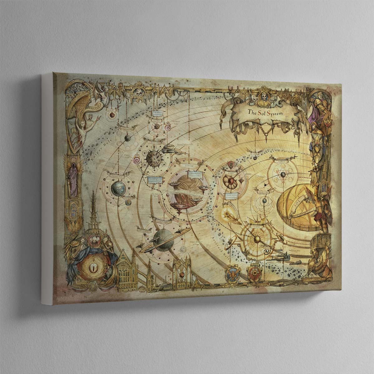 Siege of Terra The Solar War Map – Canvas