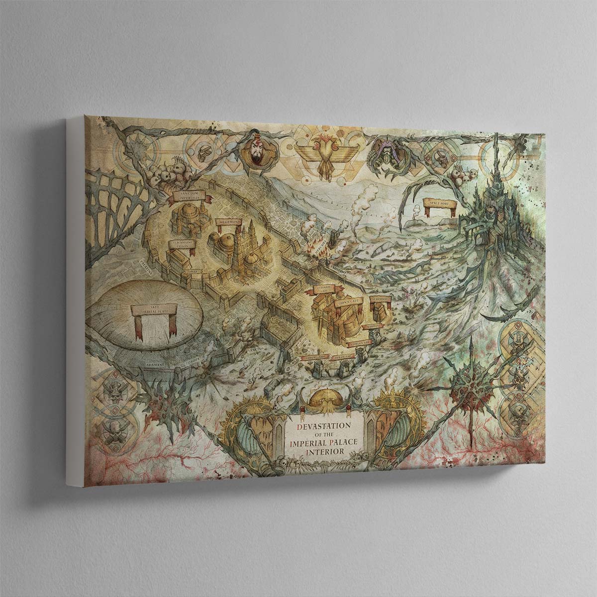 Siege of Terra Warhawk Map – Canvas