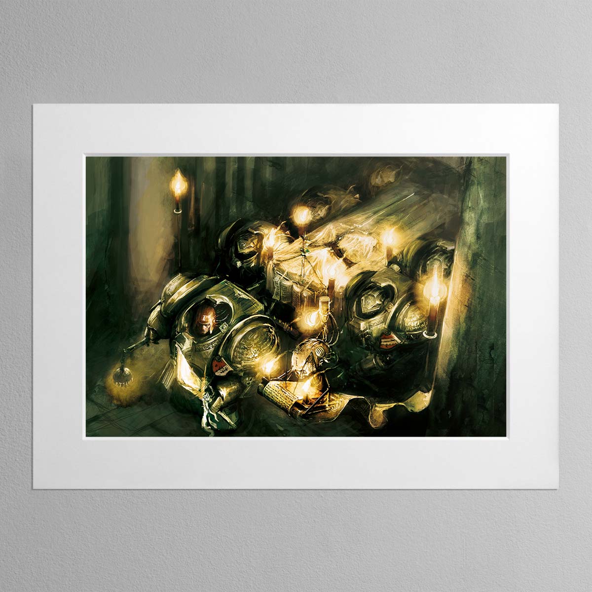 Grey Knights Burial Procession – Mounted Print