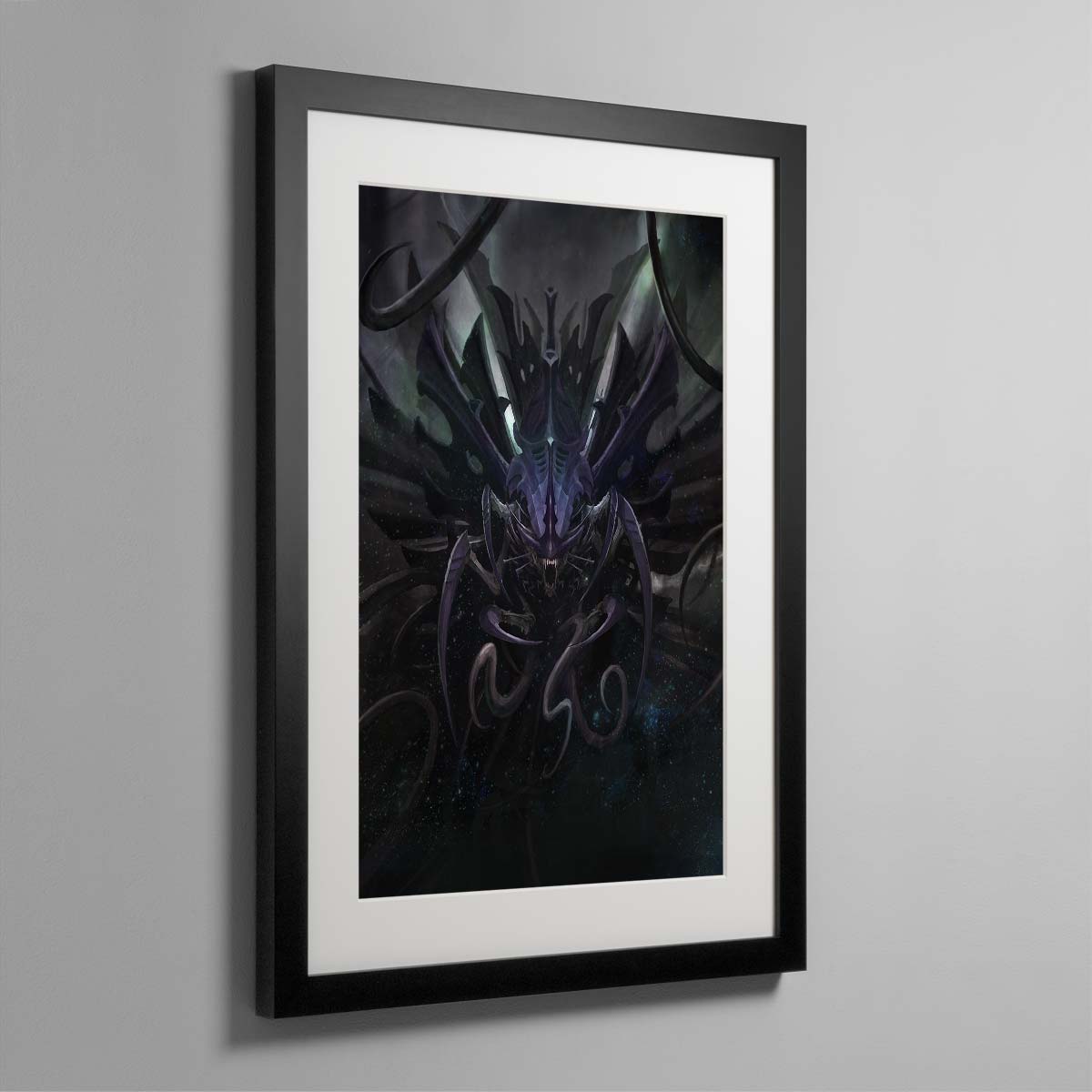 Shadow in the Warp – Framed Print