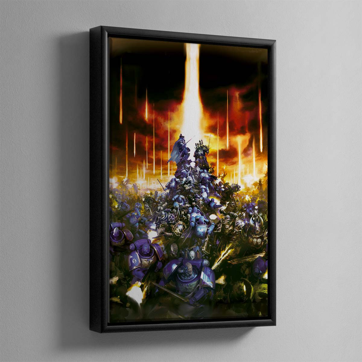Ultramarines vs Black Legion – Framed Canvas
