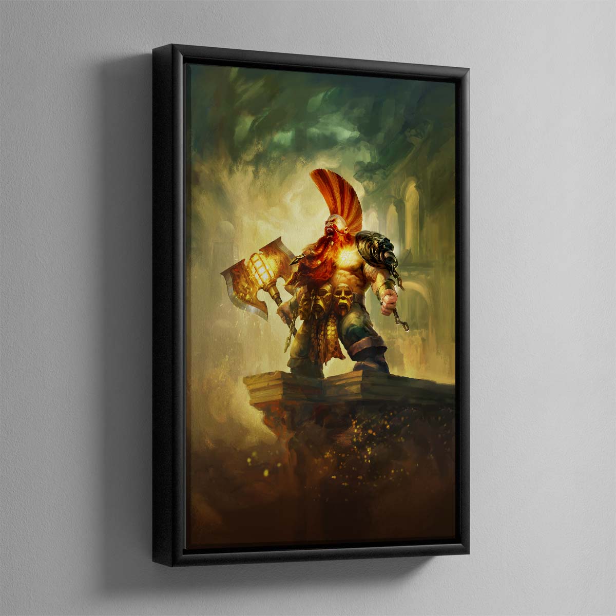 Gotrek Realmslayer Legend of the Doomseeker – Framed Canvas