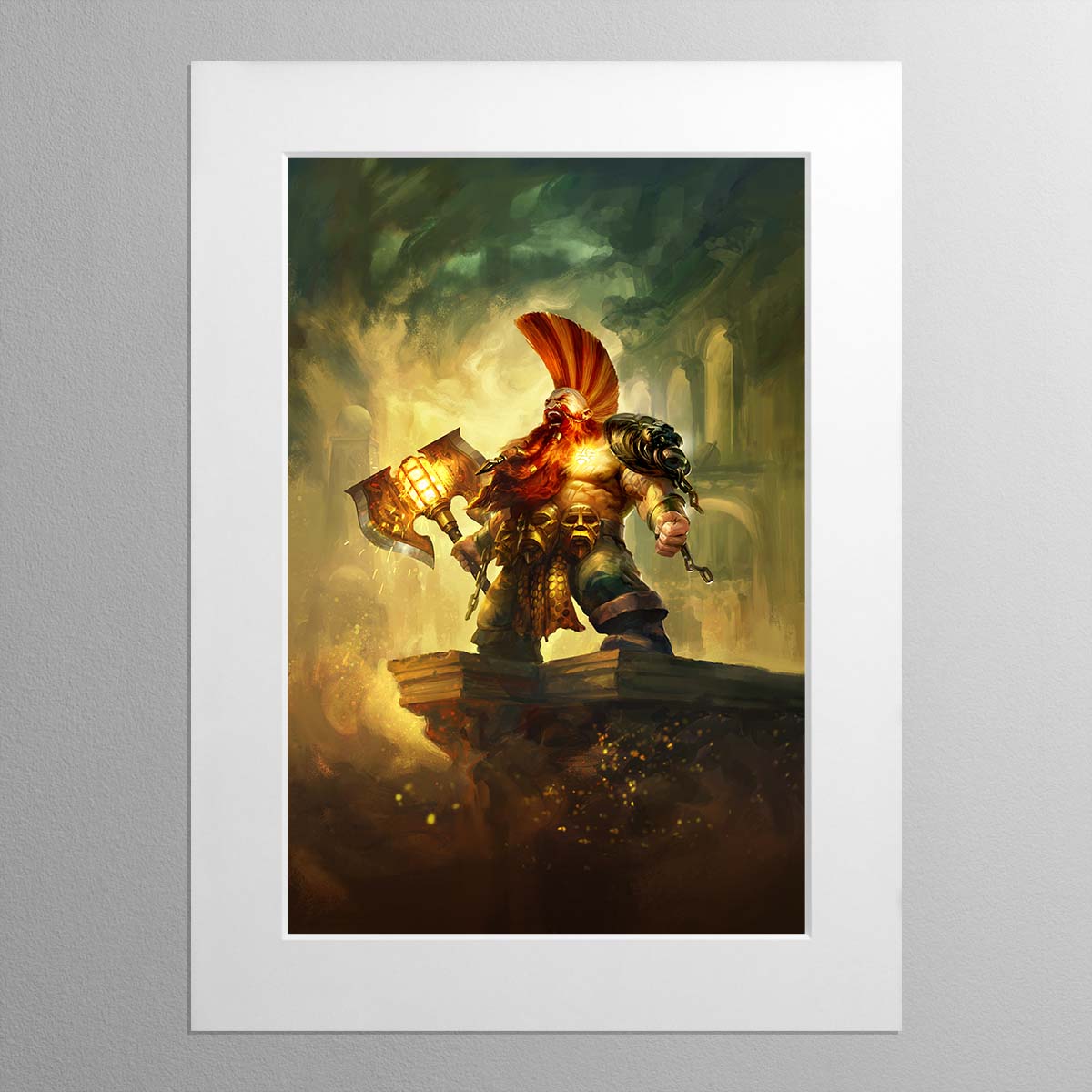 Gotrek Realmslayer Legend of the Doomseeker – Mounted Print