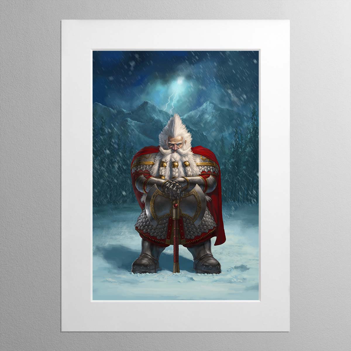 Grombrindal the Wanderer- Mounted Print