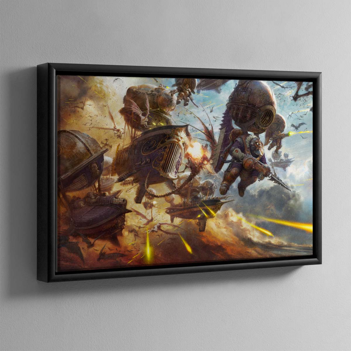 Kharadron Overlords vs Flesh-eater Courts – Framed Canvas