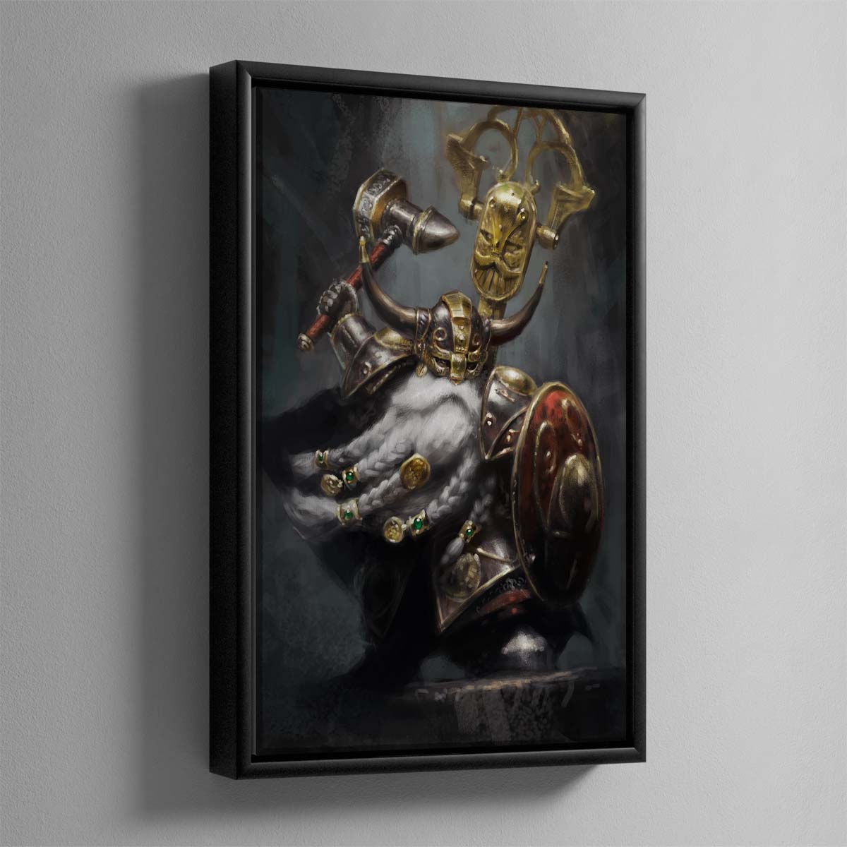 Belegar Ironhammer – Framed Canvas